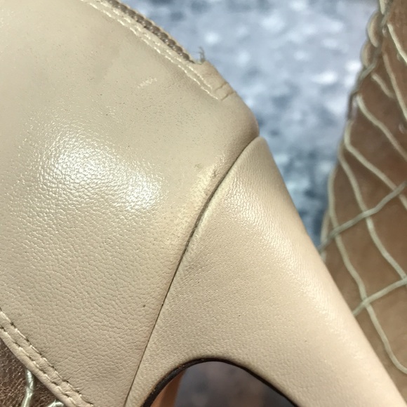 🌟BCBG Max Azria Gamma Dress 7.5M (EUR37.5) Soy Chai 4.5” Heels, 100% Leather🌟 - Picture 12 of 15